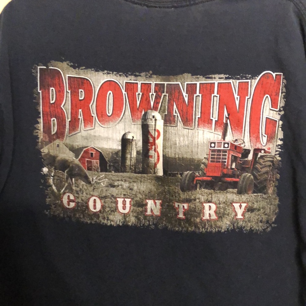 Browning long sleeve graphic tee shirt. Size XL